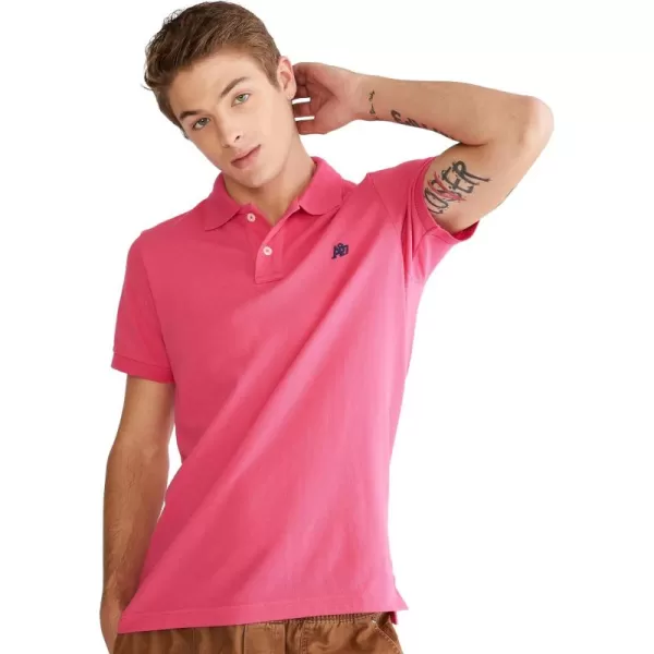 AEROPOSTALE Mens PoloPink Flambe