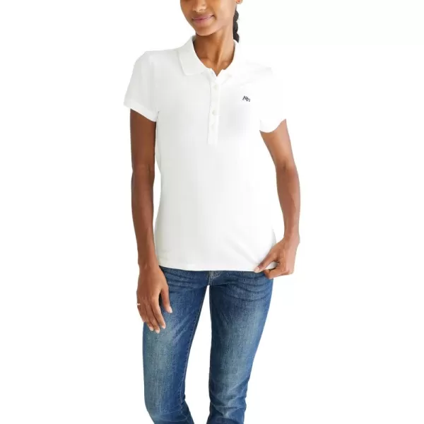AEROPOSTALE Womens Aero Solid A87 PoloBleach