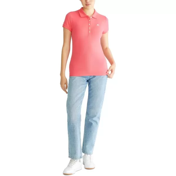 AEROPOSTALE Womens Aero Solid A87 PoloCali Rose