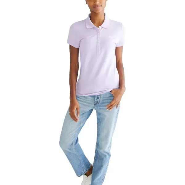 AEROPOSTALE Womens Aero Solid A87 PoloLavendar Escape Neon