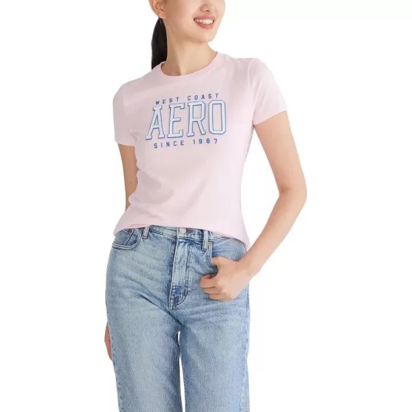 AEROPOSTALE Womens Block Short Sleeve Graphic TeeFairy Tale