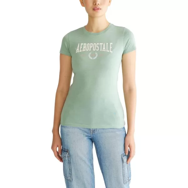 AEROPOSTALE Womens Collegiate Short Sleeve Graphic TeeGreen Bay
