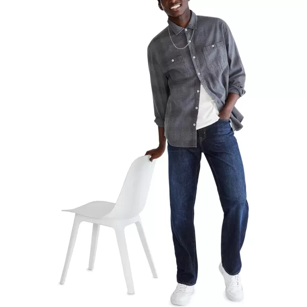 AEROPOSTALE Mens Aero Relaxed JeanDark Wash