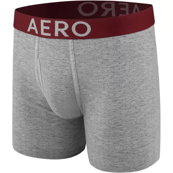 AEROPOSTALE Mens Boxer Briefs 4 Pack Cotton Stretch Boxer Briefs UnderwearGreenHeatherOrangeNavy