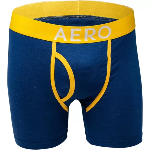 AEROPOSTALE Mens Boxer Briefs 4 Pack Cotton Stretch Boxer Briefs UnderwearGreyNavyBlackGrey