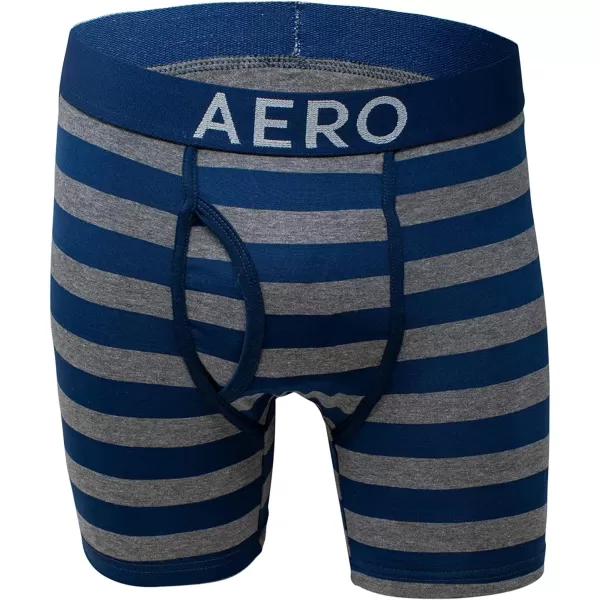 AEROPOSTALE Mens Boxer Briefs 4 Pack Cotton Stretch Boxer Briefs UnderwearGreyNavyBlackGrey
