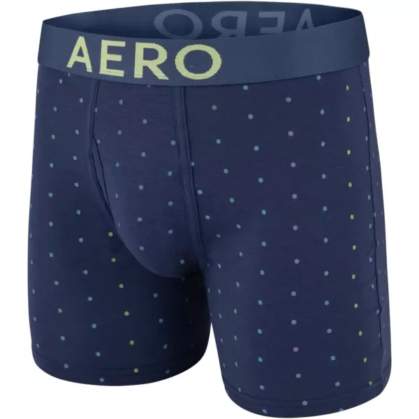 AEROPOSTALE Mens Boxer Briefs 4 Pack Cotton Stretch Boxer Briefs UnderwearPurpleNavyMint GreenBlack