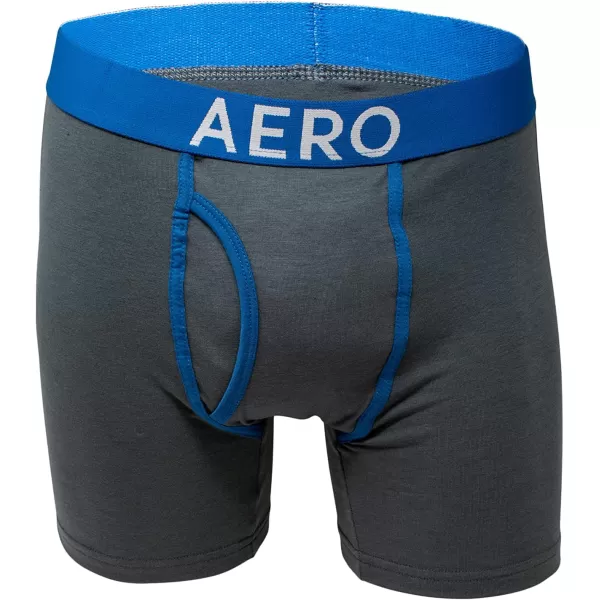 AEROPOSTALE Mens Boxer Briefs 4 Pack Cotton Stretch Boxer Briefs UnderwearRedBlackNavyGrey