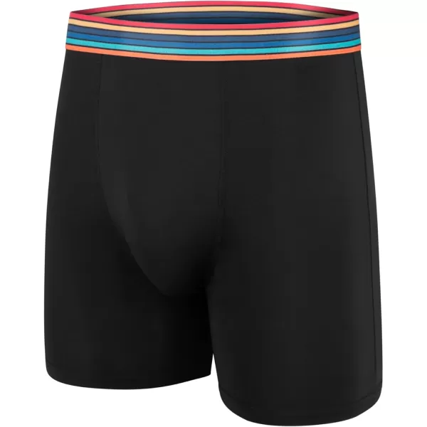AEROPOSTALE Mens Boxer Briefs 4 Pack Poly Spandex Performance Boxer Briefs UnderwearGuitarDark NavyBlackBlue