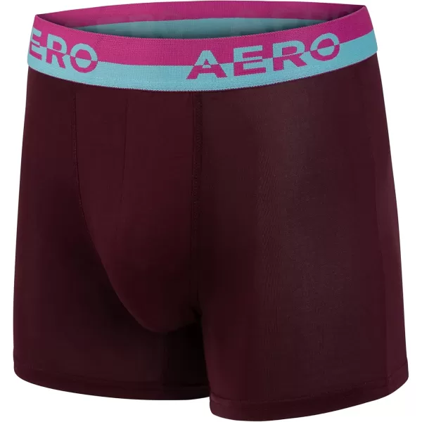 AEROPOSTALE Mens Boxer Briefs 4 Pack Poly Spandex Performance Boxer Briefs UnderwearMulticolored