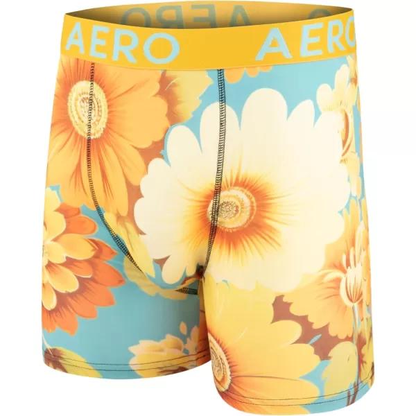 AEROPOSTALE Mens Boxer Briefs 4 Pack Poly Spandex Performance Boxer Briefs UnderwearMulticoloredMulticoloredNavyBlue