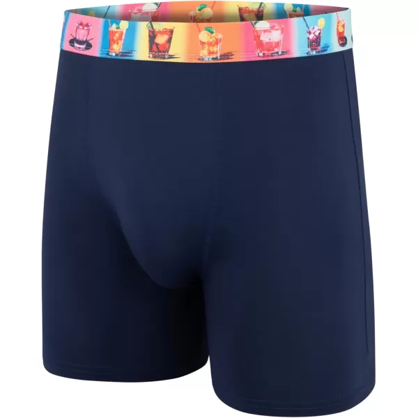 AEROPOSTALE Mens Boxer Briefs 4 Pack Poly Spandex Performance Boxer Briefs UnderwearMulticoloredMulticoloredNavyHeather
