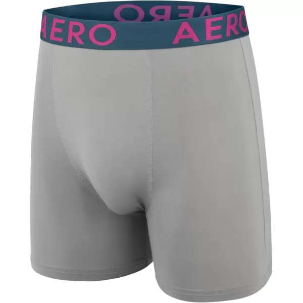 AEROPOSTALE Mens Boxer Briefs 4 Pack Poly Spandex Performance Boxer Briefs UnderwearMulticoloredMulticoloredNavyHeather