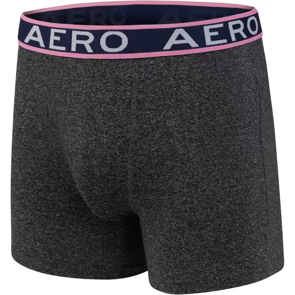 AEROPOSTALE Mens Boxer Briefs 4 Pack Poly Spandex Performance Boxer Briefs UnderwearRed