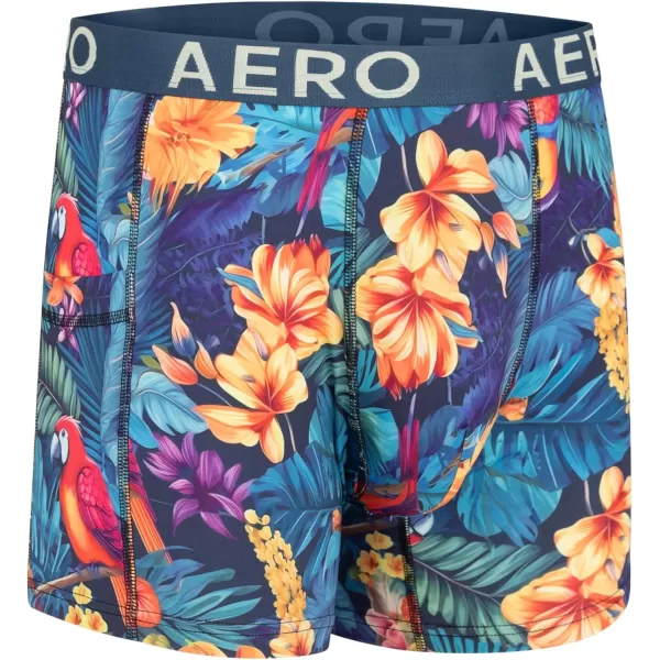 AEROPOSTALE Mens Performance Compression Boxer Briefs Underwear Athletic Shorts Baselayer Running Workout Fitness ShortsMultiBlackCharcoalBlue
