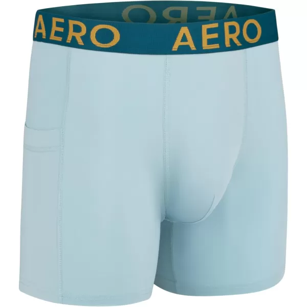 AEROPOSTALE Mens Performance Compression Boxer Briefs Underwear Athletic Shorts Baselayer Running Workout Fitness ShortsMultiLight BlueGreenBlack