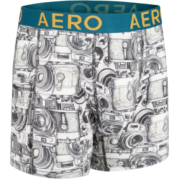 AEROPOSTALE Mens Performance Compression Boxer Briefs Underwear Athletic Shorts Baselayer Running Workout Fitness ShortsMultiNavyCharcoalBurgundy