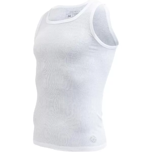 AEROPOSTALE Mens Tank Tops A Shirts Mens Undershirts Contour Fit 4 Pack Tank Top for MenMulticolored