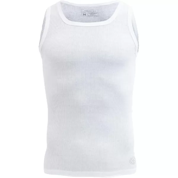 AEROPOSTALE Mens Tank Tops A Shirts Mens Undershirts Contour Fit 4 Pack Tank Top for MenWhite