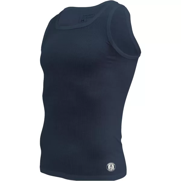 AEROPOSTALE Mens Tank Tops A Shirts Mens Undershirts Contour Fit 4 Pack Tank Top for MenWhiteNavyGreenRed