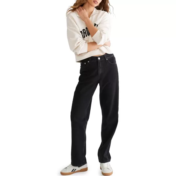 AEROPOSTALE Womens Aero Baggy JeanBlack