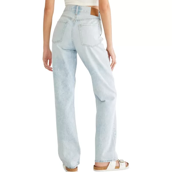 AEROPOSTALE Womens Aero Baggy JeanLight Wash