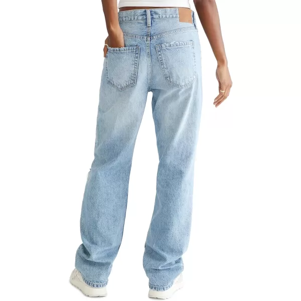 AEROPOSTALE Womens Aero Baggy JeanMedium Ripped