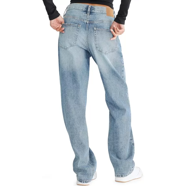 AEROPOSTALE Womens Aero Baggy JeanMedium Wash