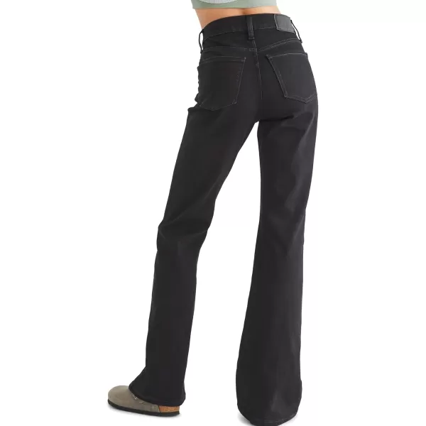 AEROPOSTALE Womens Aero High Rise Flare JeanBlack