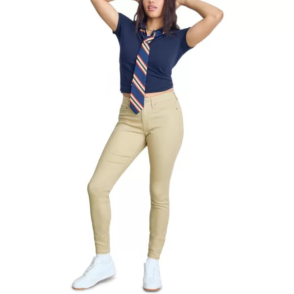 AEROPOSTALE Womens Aero High Waisted Curvy Uniform JeggingSummer Tan