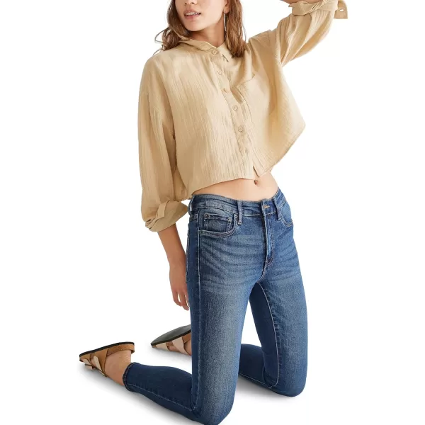 AEROPOSTALE Womens Aero High Waisted JeggingDark Wash