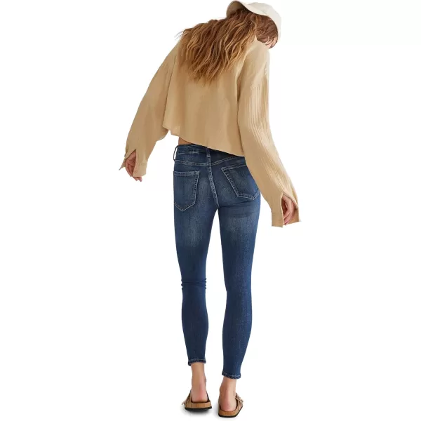 AEROPOSTALE Womens Aero High Waisted JeggingDark Wash