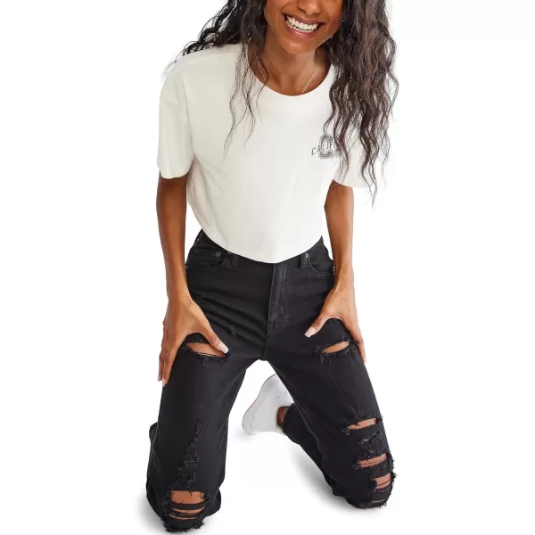 AEROPOSTALE Womens Aero Mom JeanBlack