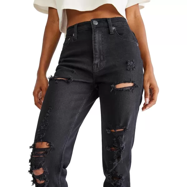 AEROPOSTALE Womens Aero Mom JeanBlack