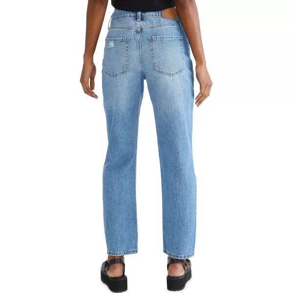 AEROPOSTALE Womens Aero Mom JeanMedium Wash