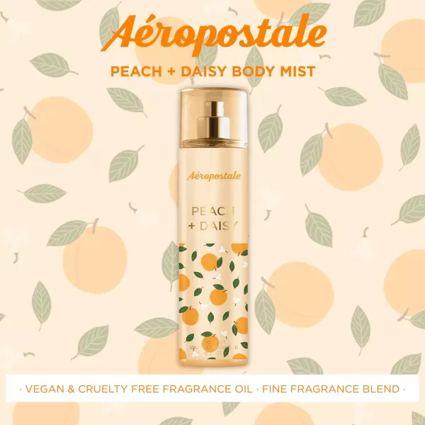 Aeropostale Peach  Daisy Body Mist 8 fl oz