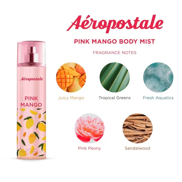 Aeropostale Pink Mango Body Mist 8 fl ozScented