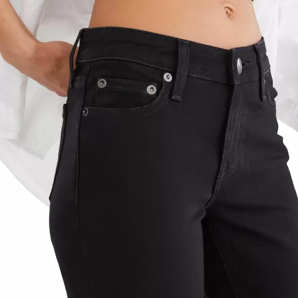 Aeropostale Womens Aero Mid Rise Bootcut JeanBlack
