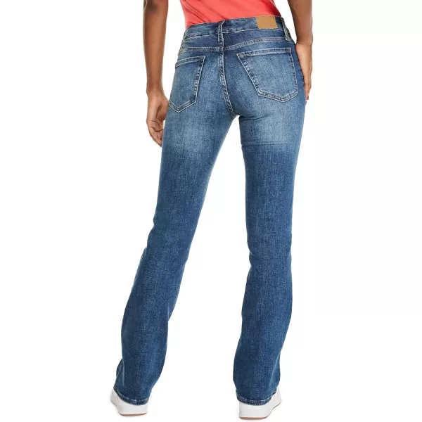 Aeropostale Womens Aero Mid Rise Bootcut JeanMedium Wash