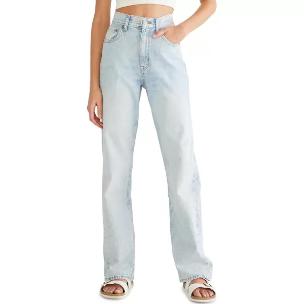 AEROPOSTALE Womens Aero Baggy JeanLight Wash
