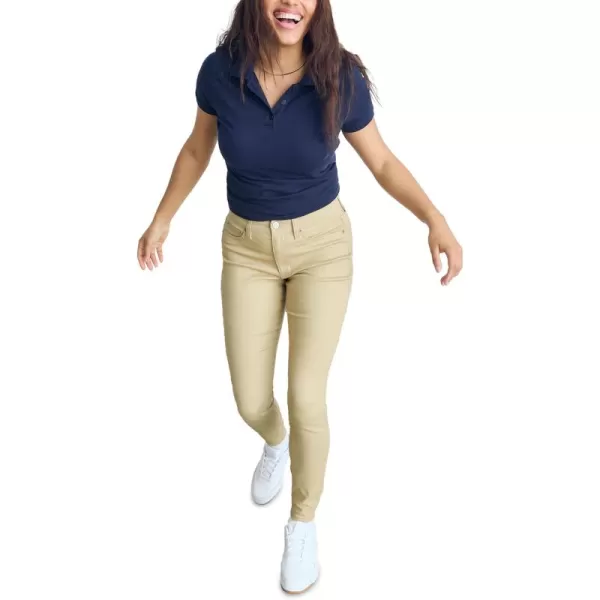 AEROPOSTALE Womens Aero High Waisted Curvy Uniform JeggingSummer Tan