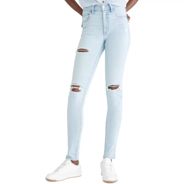 AEROPOSTALE Womens Aero High Waisted JeggingLight Wash