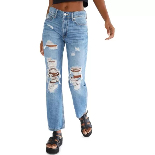 AEROPOSTALE Womens Aero Mom JeanMedium Wash