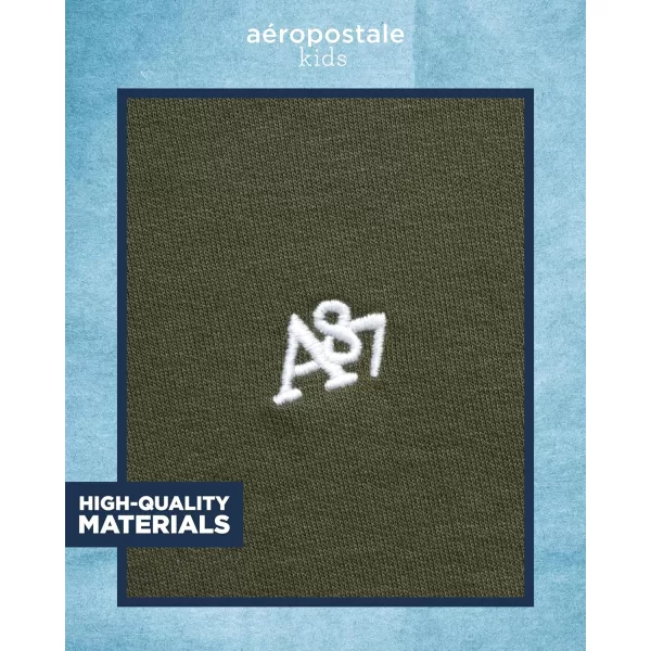 imageAEROPOSTALE Boys Sweatshirt  Fleece Pullover Hoodie Sweatshirt  Kids Fashion Hooded Sweatshirt 412Olive