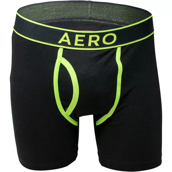imageAEROPOSTALE Mens Boxer Briefs 4 Pack Cotton Stretch Boxer Briefs UnderwearBlack