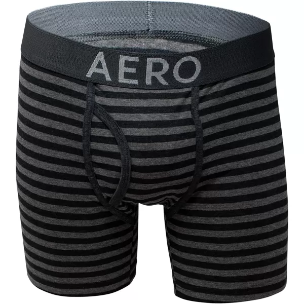 imageAEROPOSTALE Mens Boxer Briefs 4 Pack Cotton Stretch Boxer Briefs UnderwearGreyGreyBlackRed