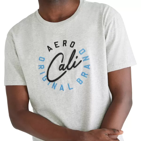 imageAEROPOSTALE Mens Circle Logo Short Sleeve TeeLight Heather Grey