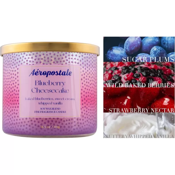 imageAeropostale Blueberry Cheesecake Candle 145 oz