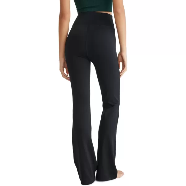 imageAEROPOSTALE Womens Airsoft Crossover Bootcut LeggingDark Black