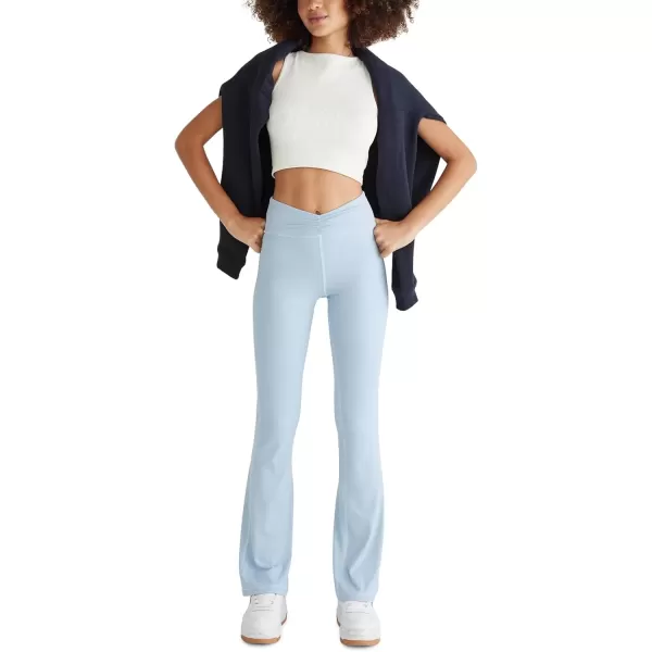 imageAEROPOSTALE Womens Airsoft HighRise Cinched Flare LeggingForever Blue